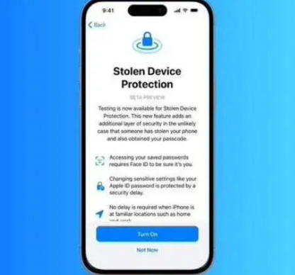 马关苹果授权维修店分享被盗设备保护功能开启方法 