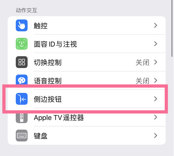 马关苹果14维修店分享iPhone14 Plus侧键双击下载功能关闭方法 