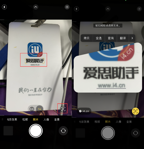 马关苹果手机维修分享升级iOS 16后如何通过相机翻译文本 