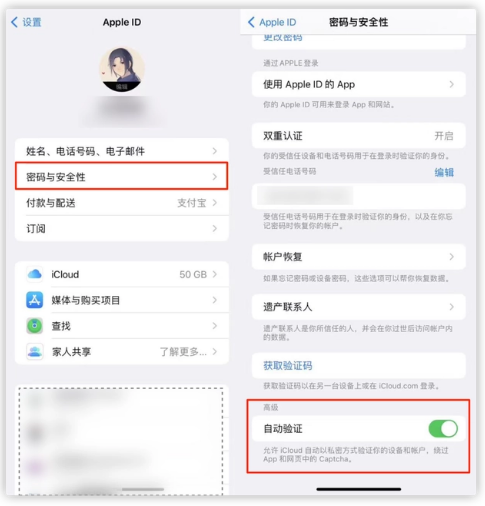 马关苹果手机维修分享iOS 16 自动验证功能开启方法 