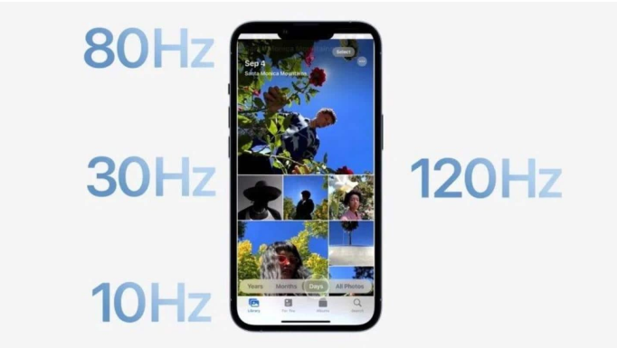 马关苹果14维修分享iPhone 14有高刷吗 